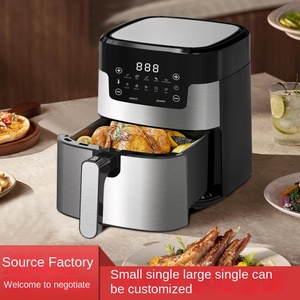 Friteuse à air électrique intelligente de haute qualité, sans huile, 5L, double panier, à commande par application, écran numérique, économie d'énergie, pour la cuisine - Product Image 3