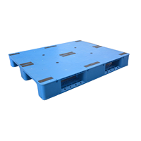 HUADING personnalisé 1200*1000 bleu HDPE PP Euro palettes simple face palette en plastique