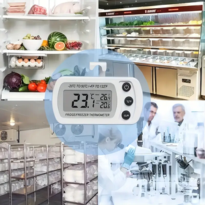 Nieuwe Aankomst Koude Opslag Fordable Haak Temperatuur Thermometers Digitale Huishoudelijke Koelkast Koelkast Vriezer Thermometer - Product Image 6