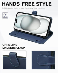 Funda de teléfono magnética con tapa para Vivo IQOO Z8X Z9 Z9X V40 Lite 4G Y300 Pro X200 S20 Y19S NFC, tarjetero, Funda de cuero - Product Image 2