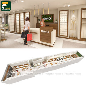 Présentoir de Magasin de Vêtements Minimaliste : Armoire à Grille Ouverte pour Vêtements, Disposition Flexible - Product Image 5