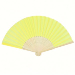 พัดลายศิลปะพื้นบ้านประดับลูกไม้สีทองสำหรับของขวัญทางธุรกิจ - Product Image 2