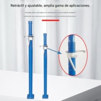 Étais de coffrage réglables en acier galvanisé pour la construction, vérins de soutènement, système d'échafaudage