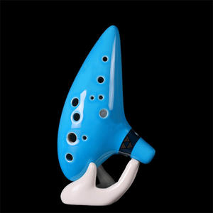 <span class=keywords><strong>Flauta</strong></span> de cerámica de doce agujeros con llave en C de <span class=keywords><strong>tenor</strong></span>: un instrumento musical chino tradicional - Product Image 3