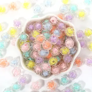 High Quality Loose Acrylic Beads In Bulk Wholesale Sweet Candy Cartoon Acrylic Pendant Beads For Baby Hair Jewelry Beads In Bulk