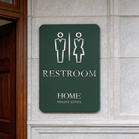 Panneaux de numéros de chambre d'hôtel en acrylique, personnalisation de plaques d'entreprise, enseignes de devanture de magasin, signalétique extérieure