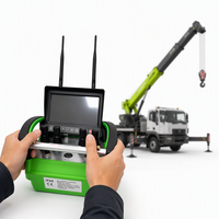 Système de sécurité personnalisé pour opérateur de grue hydraulique avec télécommande numérique sans fil et joystick de transfert vidéo