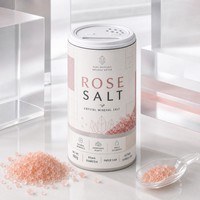 Boîte en carton OEM pour poudre d'assaisonnement avec couvercle doseur pour l'emballage du sel rose de l'Himalaya, impression personnalisée, fournisseur en gros