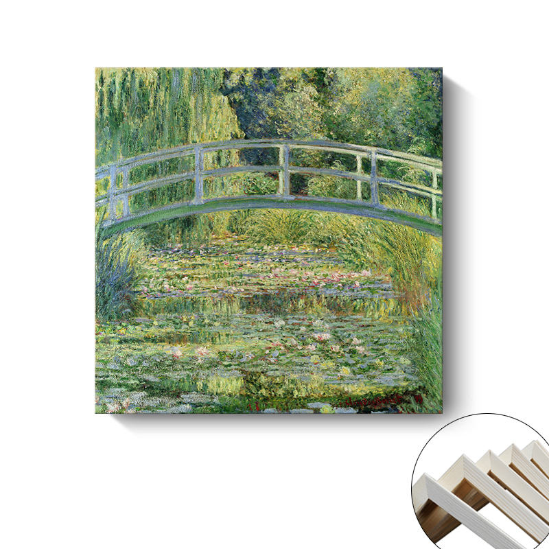 2.7cm pine inner frame + canvas painting 01