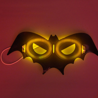 Masque de sorcière multicolore Halloween glow fournitures de fête sombres illuminées pour les enfants