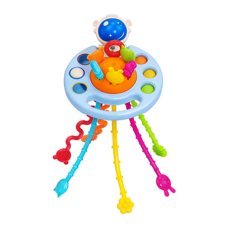 Baby finger toy Flying saucer early Education Puzzle baby grip 0-1 year old boy girl for 6 months baby educational toys