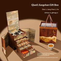 Coffret Cadeau de Thés Premium : Six Thés Chinois Renommés (Jin Jun Mei, Lapsang Souchong, Da Hong Pao, Xiao Tuo Cha, Jasmin) - Idéal pour les Fêtes et les Occasions Spéciales