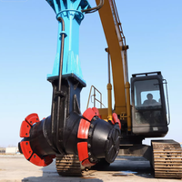 Nouveau modèle 2026 : Instrument professionnel de solidification des sols humides, attache malaxeur à béton pour mini-excavatrice