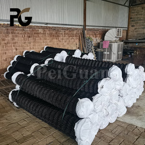 Bán Sỉ Hàng Rào Lưới Dây Xích Cuộn Hàng Rào Liên Kết Chuỗi Hàng Rào Liên Kết Chuỗi Đen 50ft Để Bán - Product Image 5