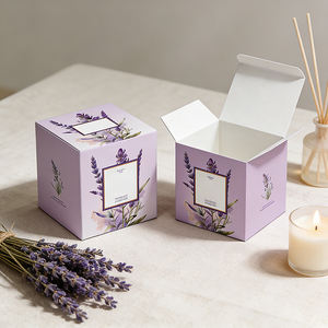Custom Logo Luxury <b>Cardboard</b> <b>Gift</b> Boxes Paper Scented Candle <b>Box</b> Packaging - Product Image 3
