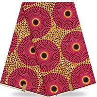 Nuevos diseños populares de tela africana con estampado Java para prendas de vestir