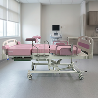 Cama de Partos para Exámenes Ginecológicos, para Hospitales, Clínicas y Salas de Maternidad, con Soportes para Piernas, Mesa de Partos
