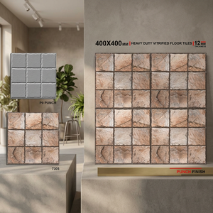 Dalles de parking en porcelaine dure 400x400mm (40x40cm) pour extérieur, antidérapantes, en céramique, pour sols de voiture - Exportation directe usine - Product Image 5