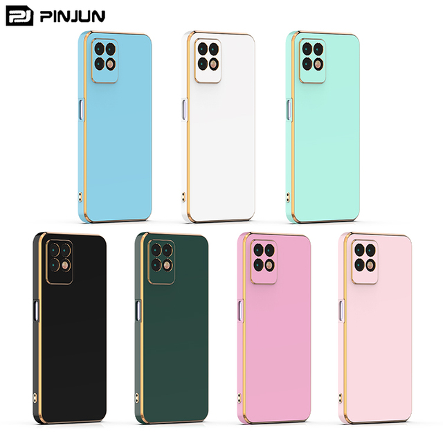 Eco Friendly Customized Realme GT7 P3 11x 11 10 9i Pro 8i 7i Mobile Phone Cases Electroplated TPU Shockproof Anti-Fingerprint