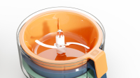 Mini robot culinaire automatique sans fil rechargeable, éplucheur d'ail portable, hachoir