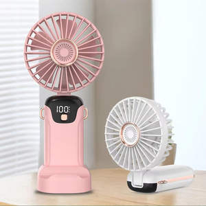 Nuevo Ventilador de Cuello Plegable Travel N15, Mini Ventilador de Escritorio Portátil con Pantalla Digital USB - Product Image 3