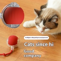 Nouveau Design 360 ° Smart Automatic Cat toy Interactive Rolling Ball Pet Toy Chargeur USB pour chats