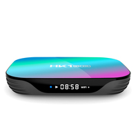 TV Box Inteligente con Resolución 8K, Reproductor Multimedia HK1, 4GB/32GB, LAN 100M, WIFI AC, Chip Potente Amlogic S905X3, Android 9, STB Box para Juegos