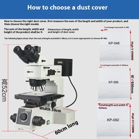 Vente en gros 920X720mm Housse de protection contre la poussière pour microscopes OEM personnalisable empêche le noir de lampe d'entrer dans les laboratoires