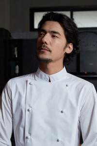 زي طهاة احترافي للرجال للفنادق والمطاعم، ملابس عمل للمطبخ والضيافة للاستخدام اليومي - Product Image 4