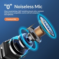 Microphone à condensateur filaire USB MK10 pour PC de bureau, idéal pour le gaming, l'enregistrement vocal, le streaming en direct, les réunions à domicile et les conversations