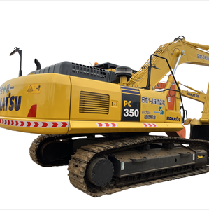 Excavadora de orugas grande Komatsu PC350 de segunda mano, modelo 2022, 35T, con sistema hidráulico, motor, bomba de engranajes y rodamientos para trabajos pesados. - Product Image 1