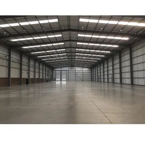 Prefabricated Building Modern Prefab Steel Structure Building Prefabricated Warehouse/Workshop/Aircraft Hangar/Office Construction Material