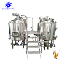 Équipement de brasserie artisanale 200L-3000L avec pompe PLC, cuves de fermentation, cuve sous pression en SUS304 et moteur