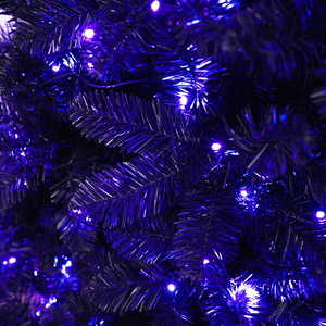 Black PVC Automatic Christmas <b>Tree</b>, Dual-Use Ornament for Halloween & Christmas, Ideal for Living Room & Mall Decoration - Product Image 5