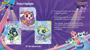 Carte Collezionabili Ufficiali delle <span class=keywords><strong>Powerpuff</strong></span> Girls Edizione Starlight 001 Serie 1 Qualità Premium Alto Valore da Collezione - Product Image 5