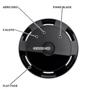 Nouvelles jantes monobloc forgées en alliage XTTD personnalisées, à profil profond, noir brillant, type Aero Disc, pour roues complètes, 5x114.3/120/112/100, 5 trous, garantie 5 ans