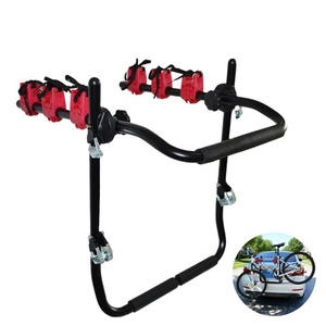 <span class=keywords><strong>Porte</strong></span>-vélos universel pour coffre de SUV, berline et hayon, pliable, pour 3 vélos, avec rembourrage anti-rayures (charge maximale 40 kg) - Product Image 1