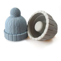 Bouchon de bouteille en silicone amusant en forme de bonnet tricoté, réutilisable, de qualité alimentaire, pour vin, bière, accessoires de bar – Prix usine