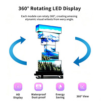 Pantalla LED Cinética de Alta Frecuencia de Actualización con Certificación de Calidad a Precio de Fábrica, Pantalla LED Giratoria Mecánica P2.5 para Video Wall