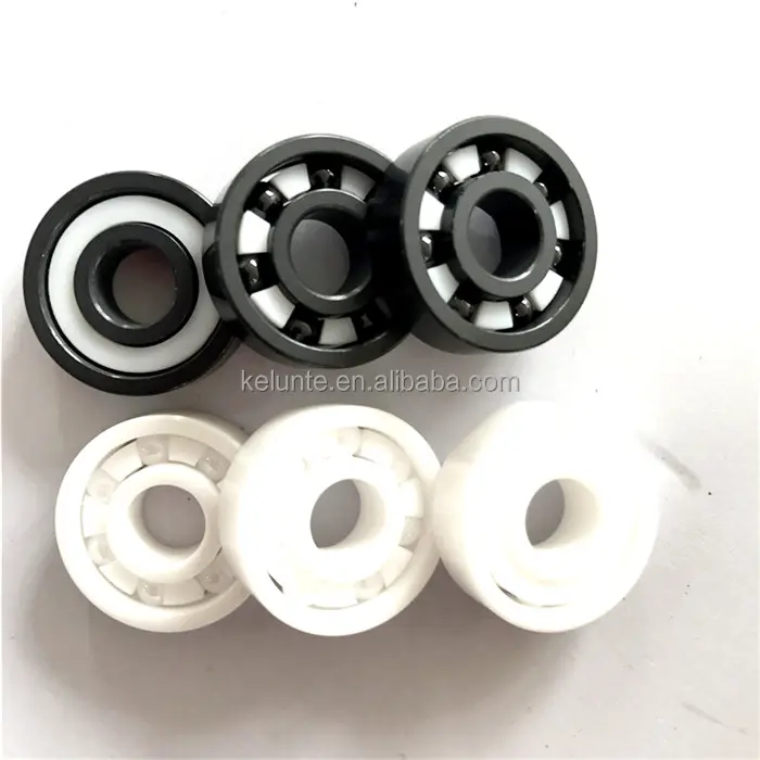 Full Ceramic Bearings 608z 8x22x7 mm Si3N4 ZrO2 Open Type Ceramic Ball Bearings 608 Bearing