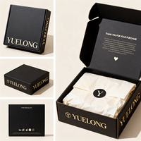 Boîte d'expédition personnalisée en carton ondulé avec logo, couleur sur mesure, pour cadeaux et artisanat, emballage e-commerce de luxe, facile à plier, imprimée