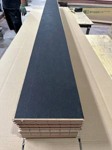 Panel de Pared de Listones de Madera, Paneles Acústicos para Decoración de Paredes Interiores, Panel de Listones de MDF Absorbente de Sonido para el Hogar, Oficina, Estudio - Product Image 6