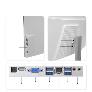 OEM 올인원 24 27 인치 컴퓨터 비즈니스 게임을위한 + 화면 AIO 데스크탑 I3-<span class=keywords><strong>I9</strong></span> 옵션 SSD 하드 드라이브를 지원합니다 - Product Image 6