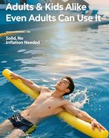 Chaise longue flottante 2-en-1 pour piscine, flotteur aquatique en maille pour adultes et enfants, idéal pour se détendre dans la piscine