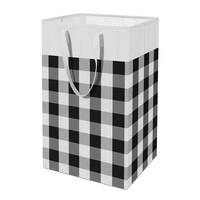 Panier de rangement étanche panier à linge avec poignée de transport panier à linge pliable stockage de vêtements sales boîte à vêtements sales