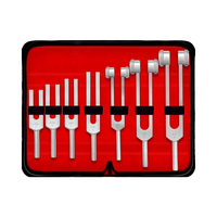 Ensemble de 7 diapasons DS06, thérapie sonore, guérison, équilibrage des chakras, alliage d'aluminium, fréquences, maillet, étui (marque OEM CN/GUA)