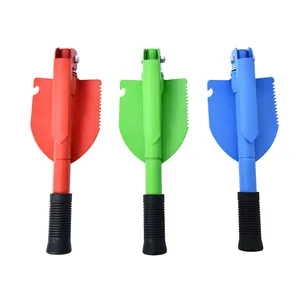 Pelles de survie polyvalentes Vertak pelle multifonctionnelle pliante en acier robuste pour le camping