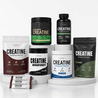 Créatine monohydrate en poudre OEM, compléments nutritionnels sportifs, créatine micronisée pour adultes et adolescents, 300 g, dose de 5 g