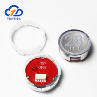 Pièces détachées pour ascenseurs Bouton rond pour ascenseur A4J241531 A4N241532 Bouton poussoir pour ascenseur avec braille