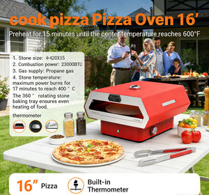 Horno de <span class=keywords><strong>Pizza</strong></span> para Exteriores, Cocina Pizzas de 16 Pulgadas, Máxima Potencia, Tiempo de Cocción de 17 Minutos para Alcanzar 400 Grados °   Gas Propano C - Product Image 4